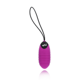 RIBBED SILICONE EGG - PURPLE